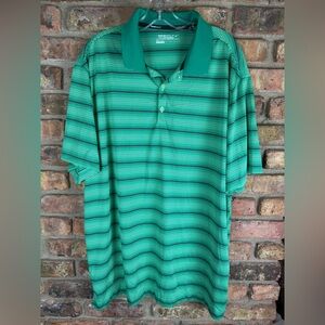 Nike Men's Dri-FIT Victory Striped Golf Polo size XXL